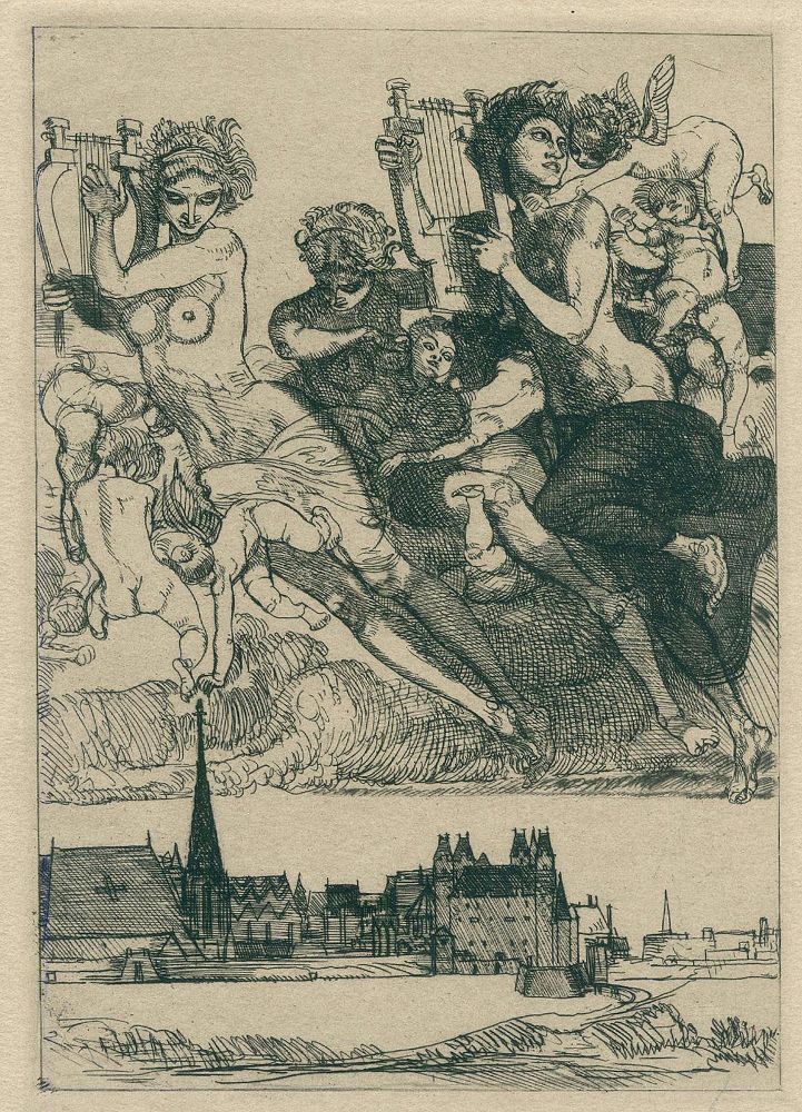 Große Abbildung Nr.1: 144-3787 Jettmar, Rudolf: (Künstlergraphik)