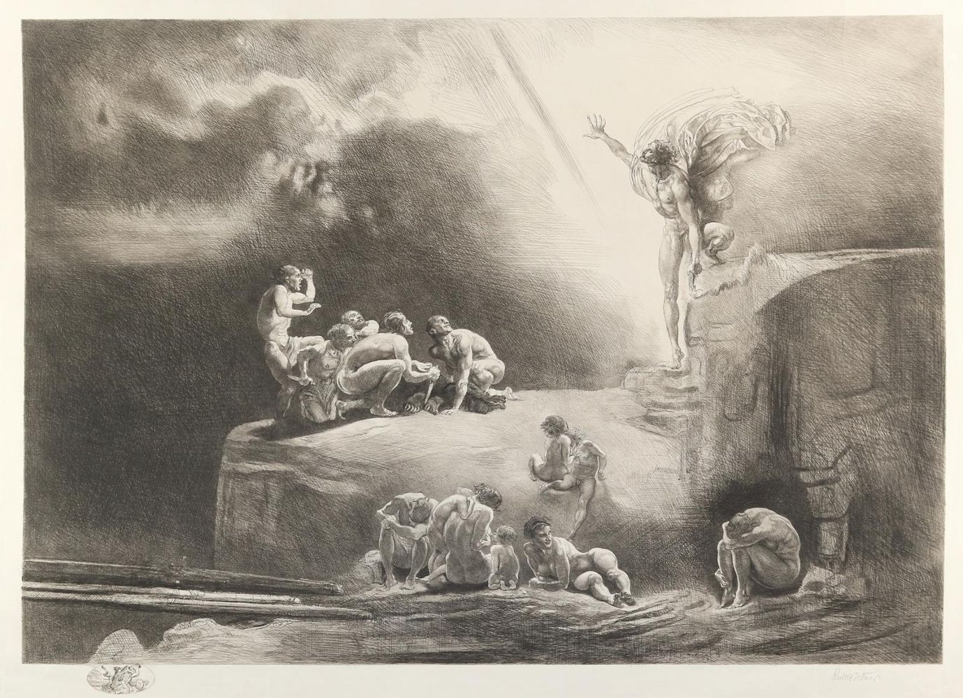 Große Abbildung Nr.1: 144-3793 Jettmar, Rudolf: (Künstlergraphik)