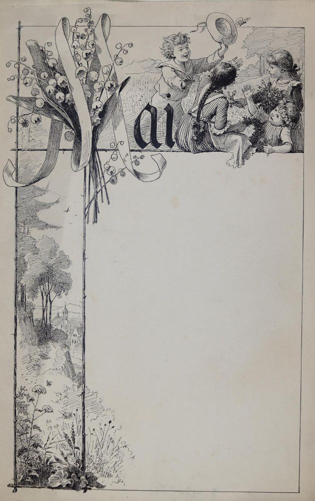 Große Abbildung Nr.9: 144-3803 Jugendblätter.: (Künstlergraphik)