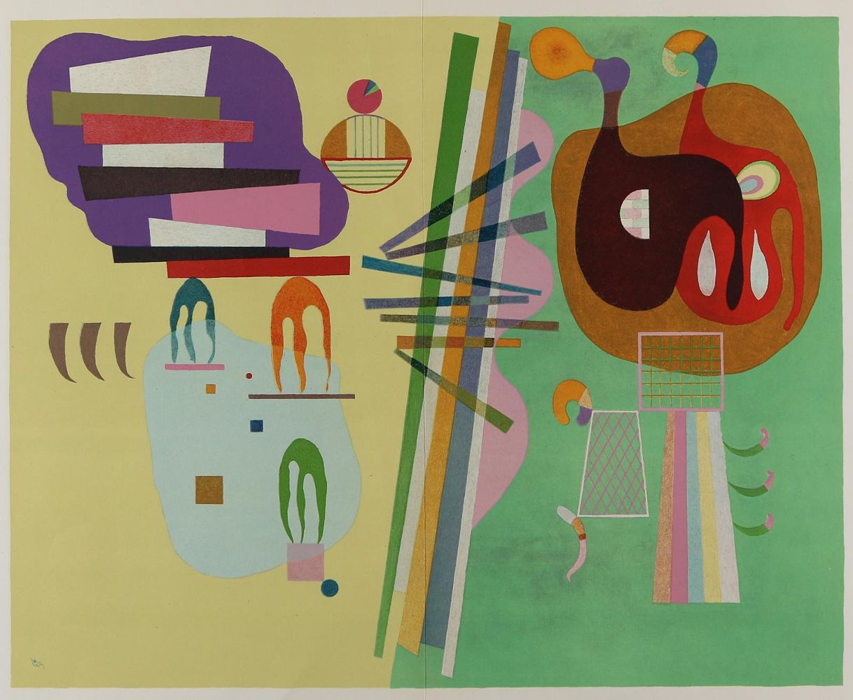 Große Abbildung Nr.2: 144-3814 Kandinsky, Wassily: (Künstlergraphik)