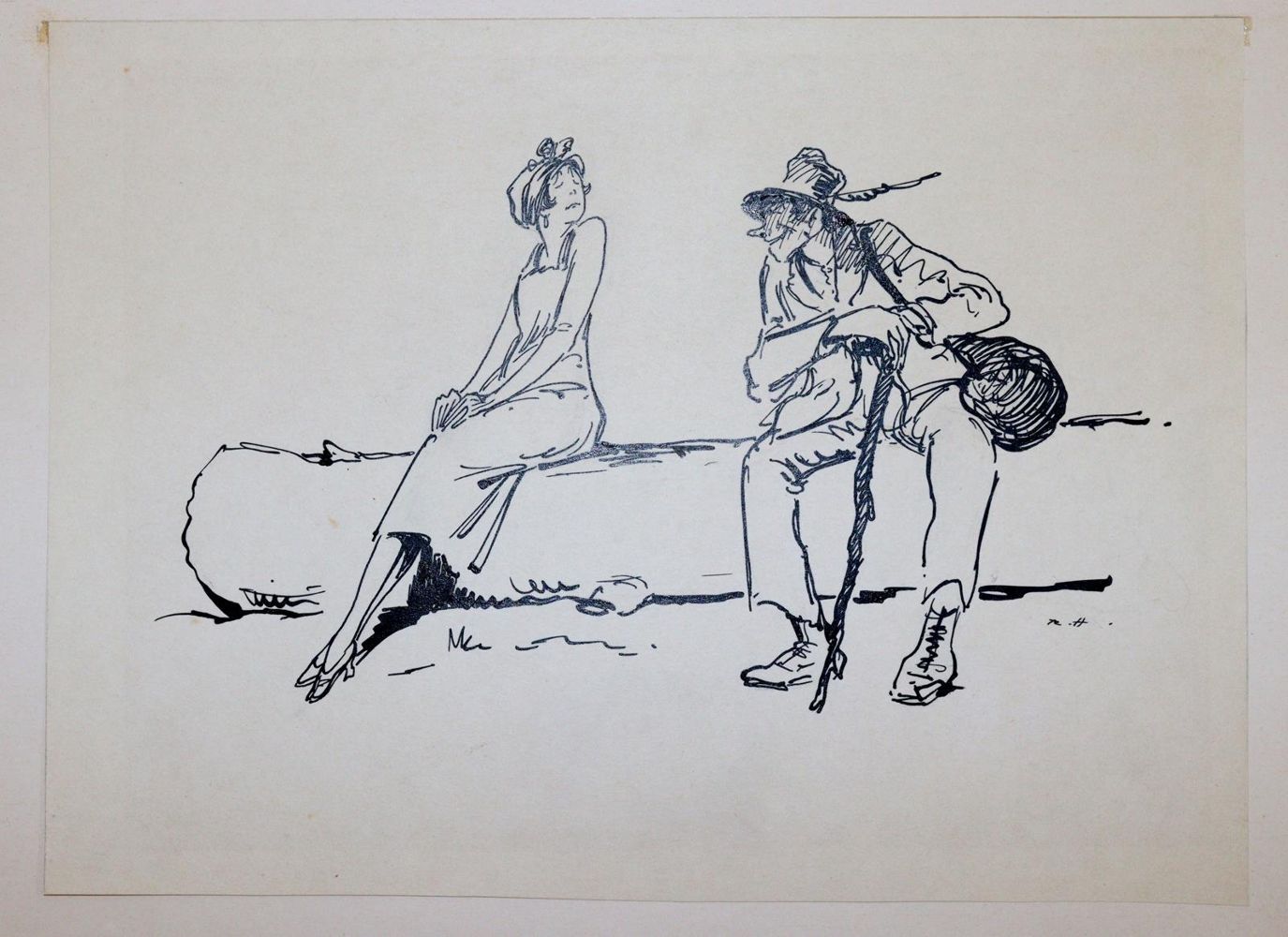 Große Abbildung Nr.3: 144-3819 Blömer, Hermann: (Künstlergraphik, Karikatur)