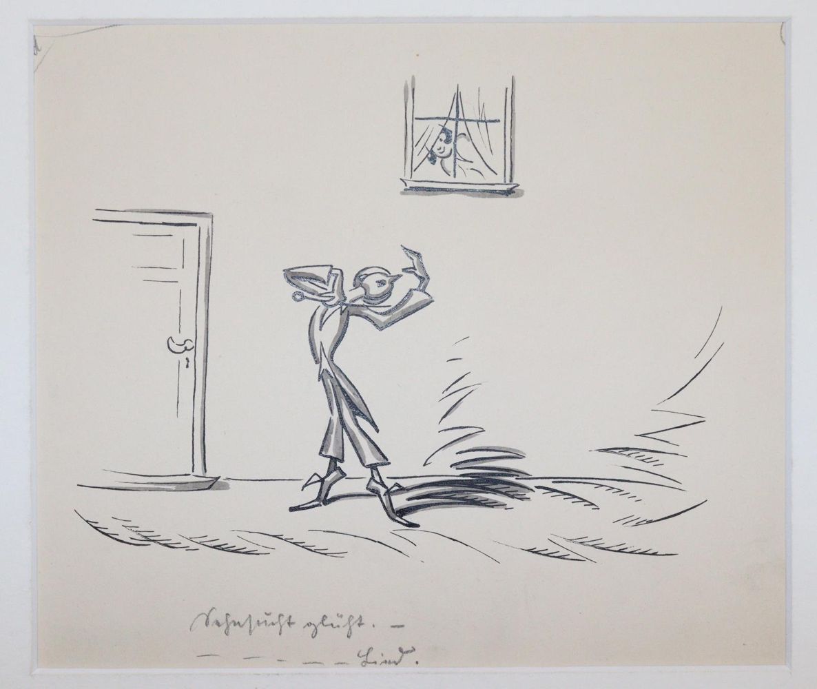 Große Abbildung Nr.5: 144-3819 Blömer, Hermann: (Künstlergraphik, Karikatur)