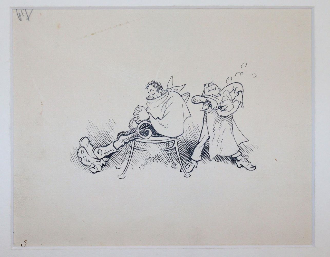 Große Abbildung Nr.7: 144-3819 Blömer, Hermann: (Künstlergraphik, Karikatur)