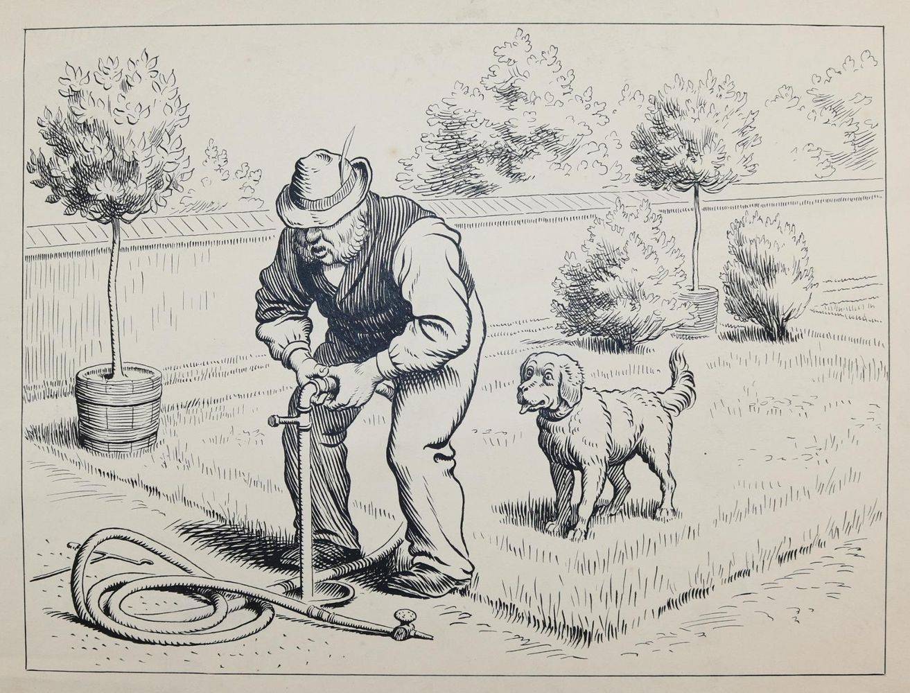 Große Abbildung Nr.5: 144-3820 Brasch, Hans: (Künstlergraphik, Karikatur)