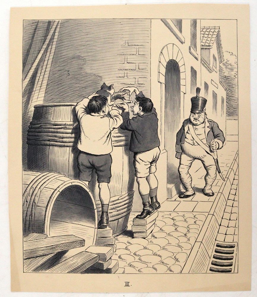 Große Abbildung Nr.2: 144-3821 Brasch, Hans: (Künstlergraphik, Karikatur)