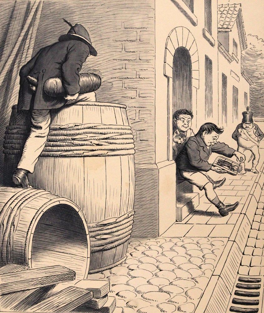 Große Abbildung Nr.4: 144-3821 Brasch, Hans: (Künstlergraphik, Karikatur)