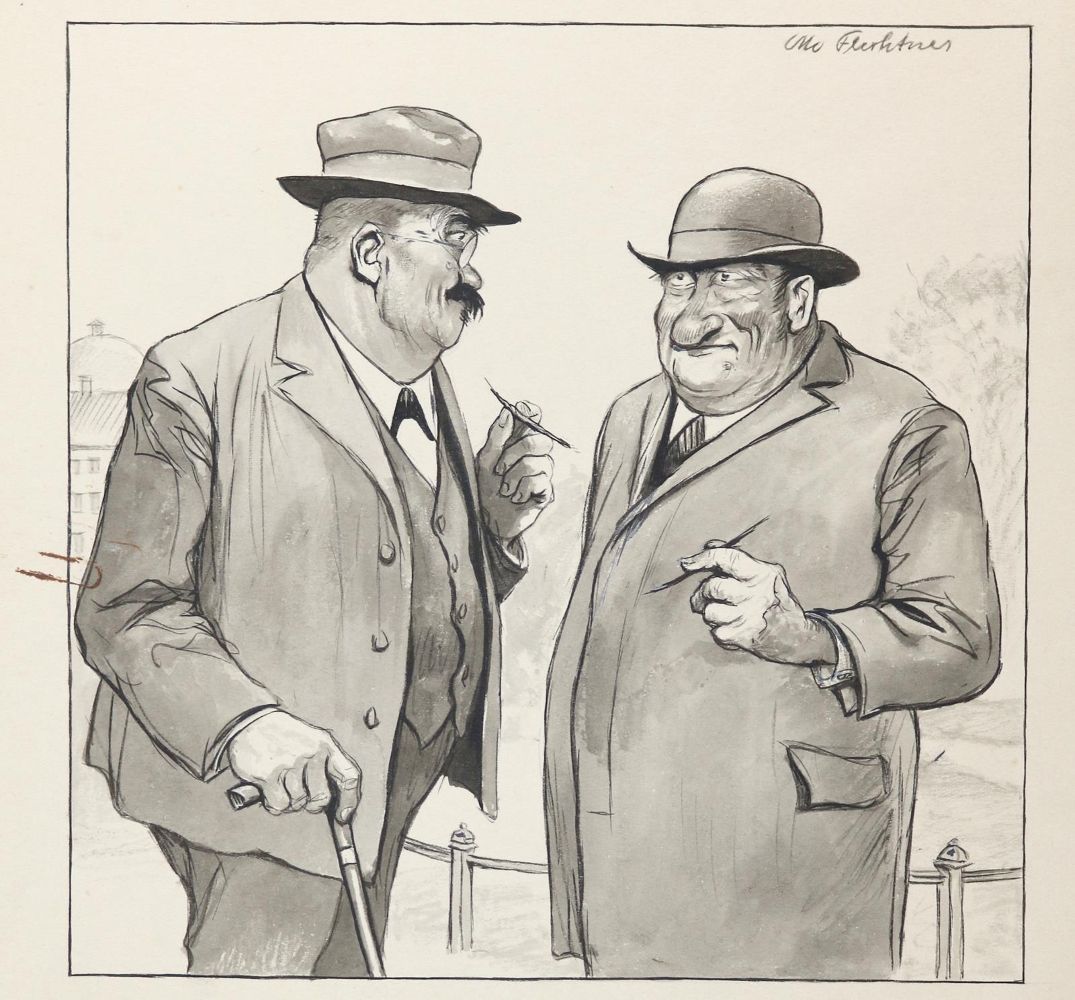 Große Abbildung Nr.5: 144-3825 Flechtner, Otto: (Künstlergraphik, Karikatur)