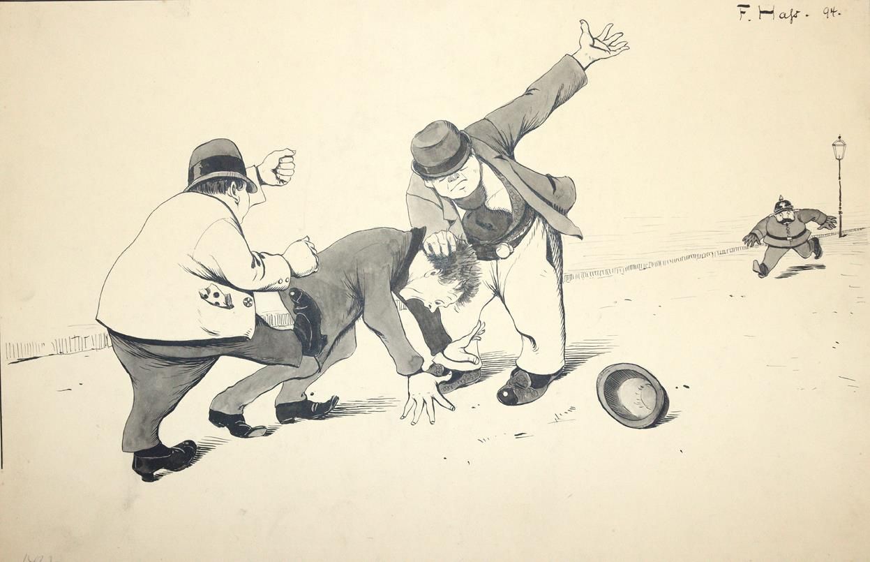 Große Abbildung Nr.1: 144-3826 Fliegende Blätter.: (Künstlergraphik, Karikatur)