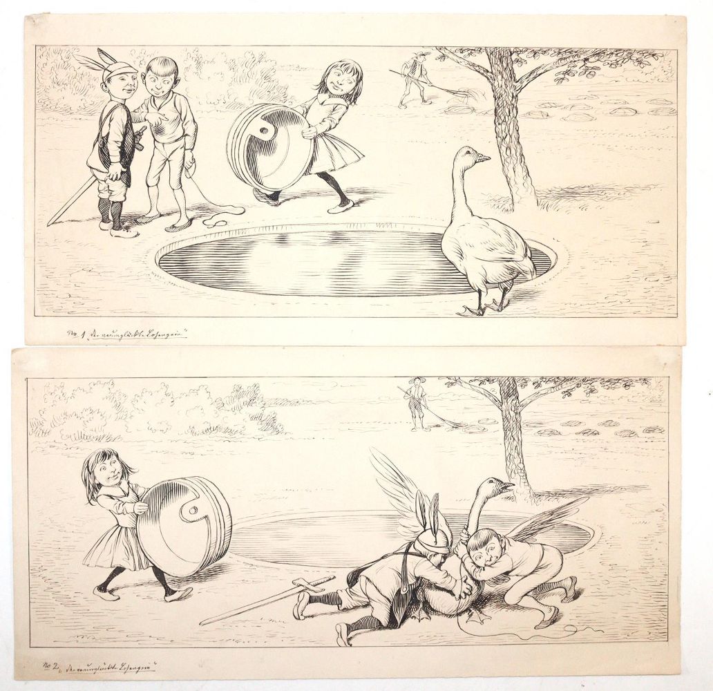 Große Abbildung Nr.3: 144-3826 Fliegende Blätter.: (Künstlergraphik, Karikatur)