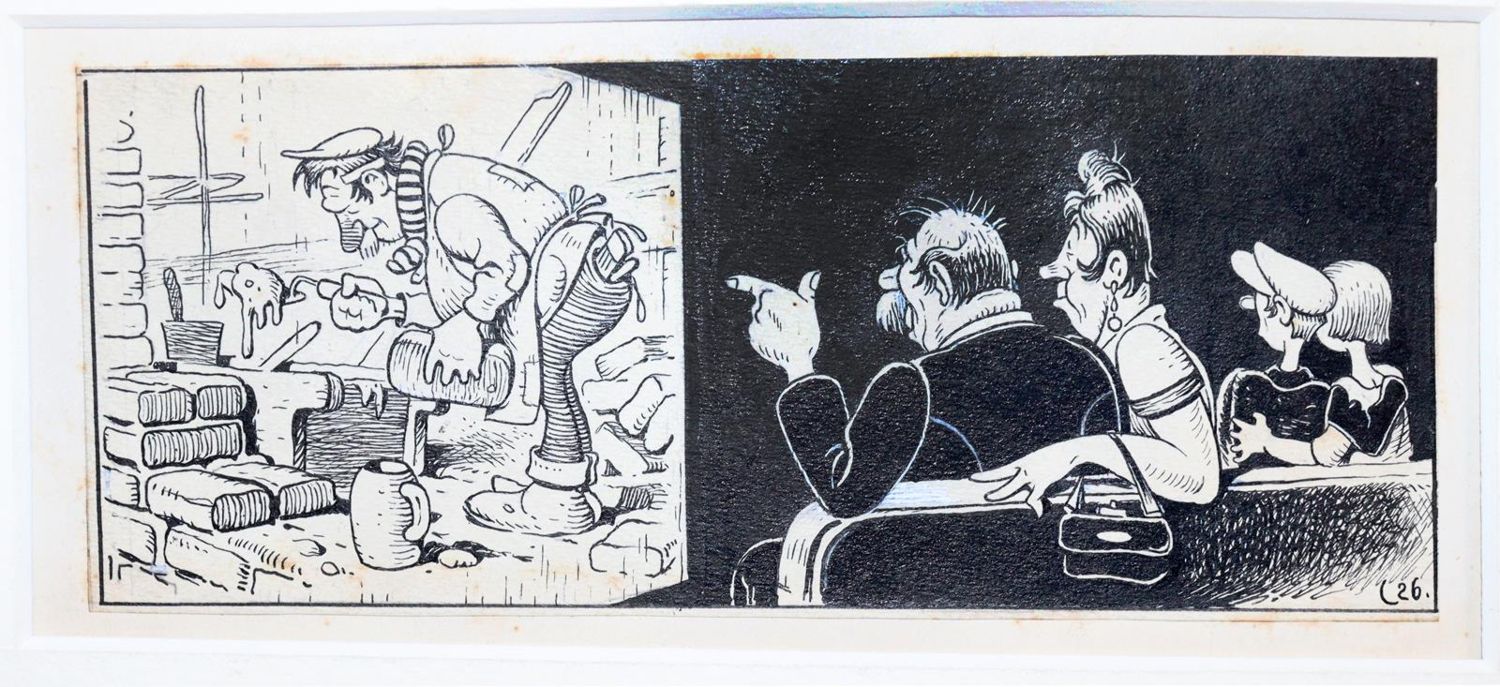Große Abbildung Nr.9: 144-3826 Fliegende Blätter.: (Künstlergraphik, Karikatur)