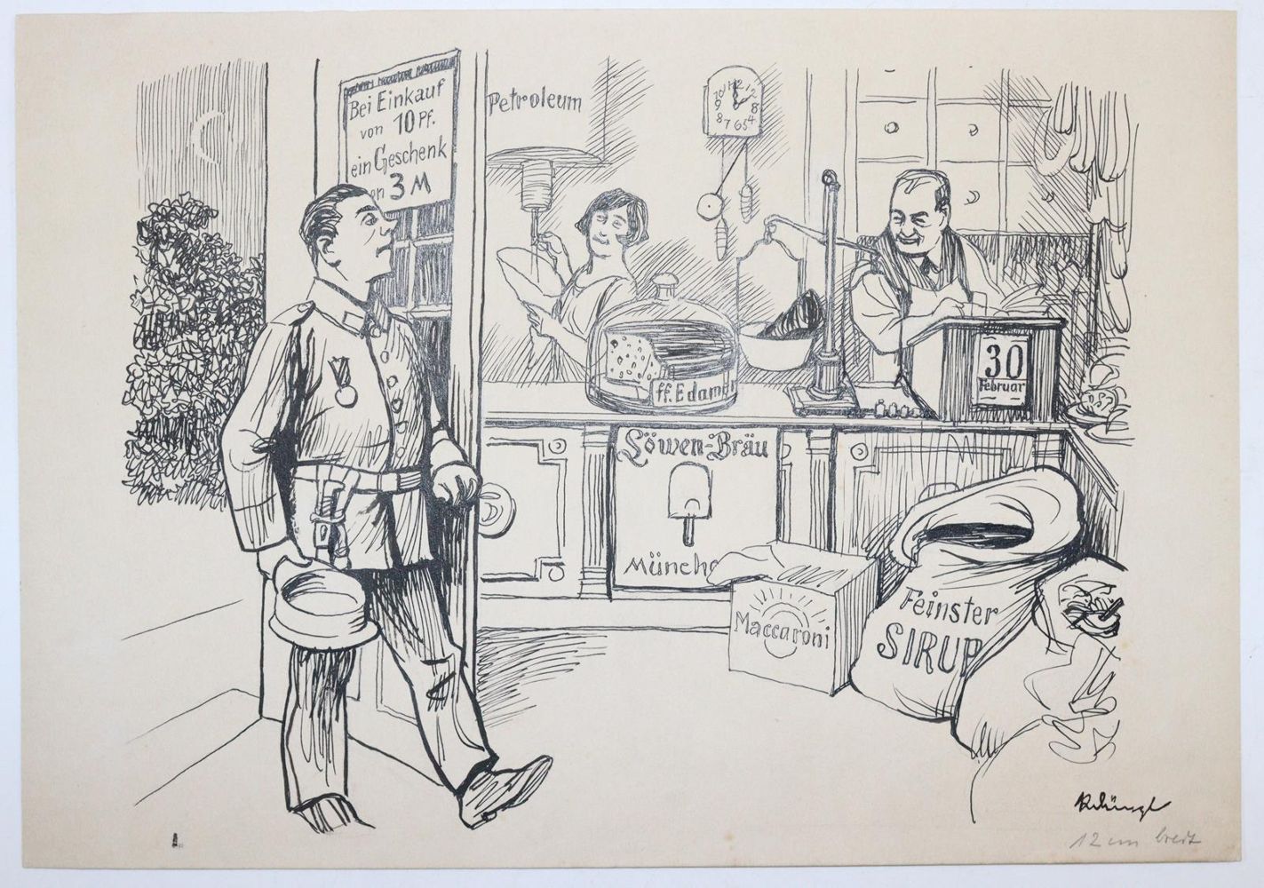 Große Abbildung Nr.9: 144-3827 Fliegende Blätter.: (Künstlergraphik, Karikatur)