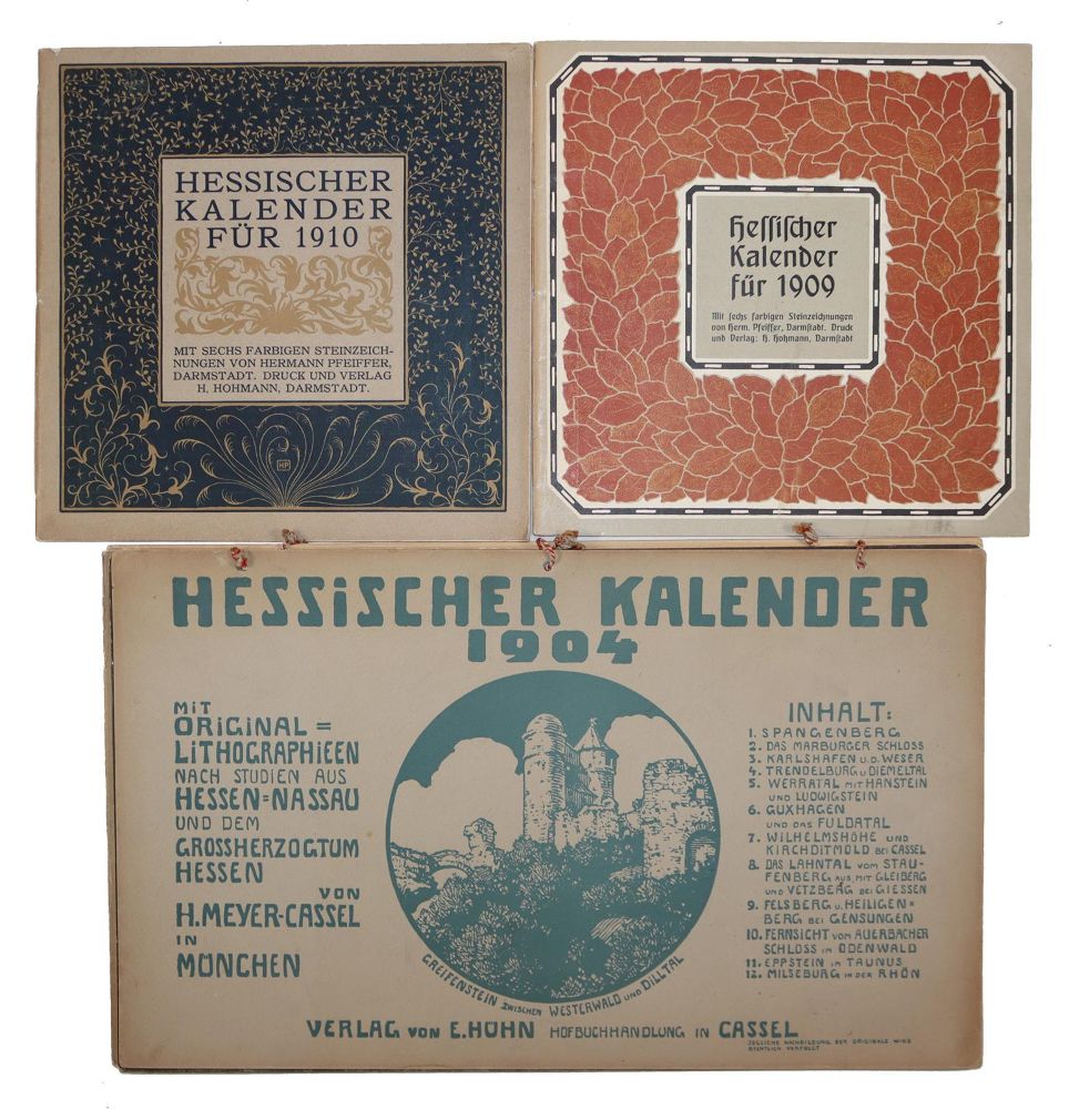 Große Abbildung Nr.3: 144-383 Hessischer Kalender.: (Kalender)