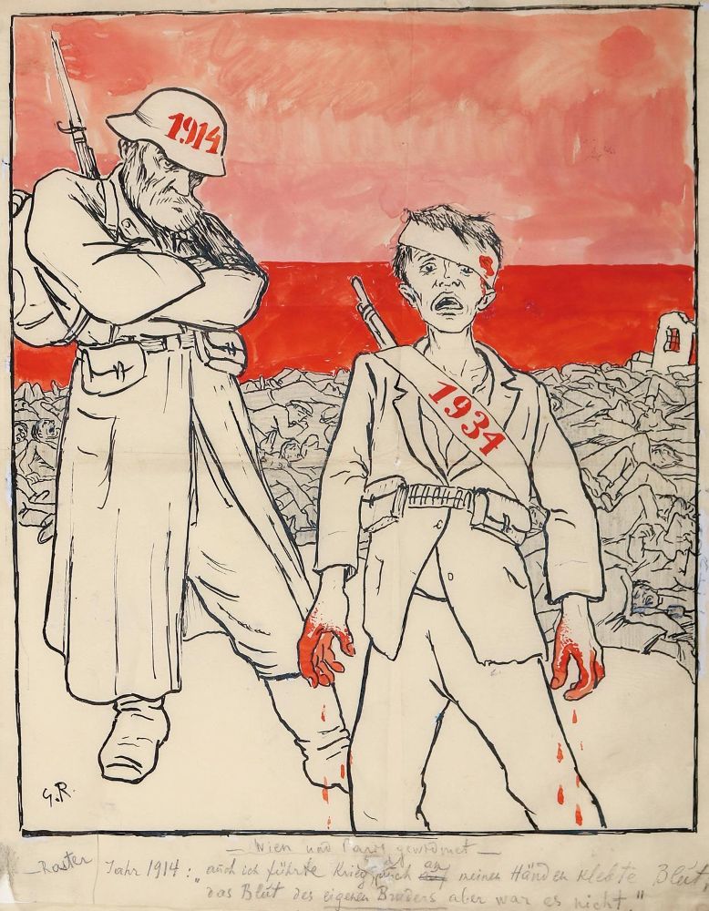 Große Abbildung Nr.1: 144-3832 Gilsi, René: (Künstlergraphik, Karikatur)