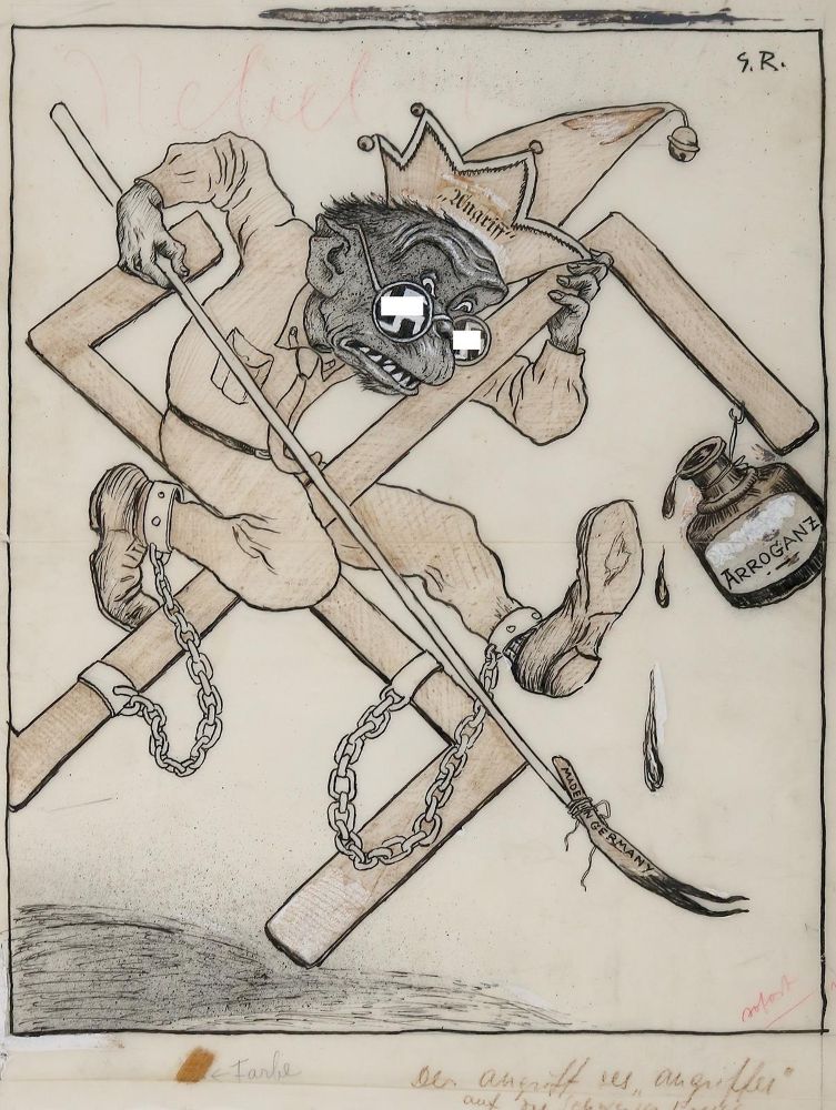 Große Abbildung Nr.3: 144-3832 Gilsi, René: (Künstlergraphik, Karikatur)