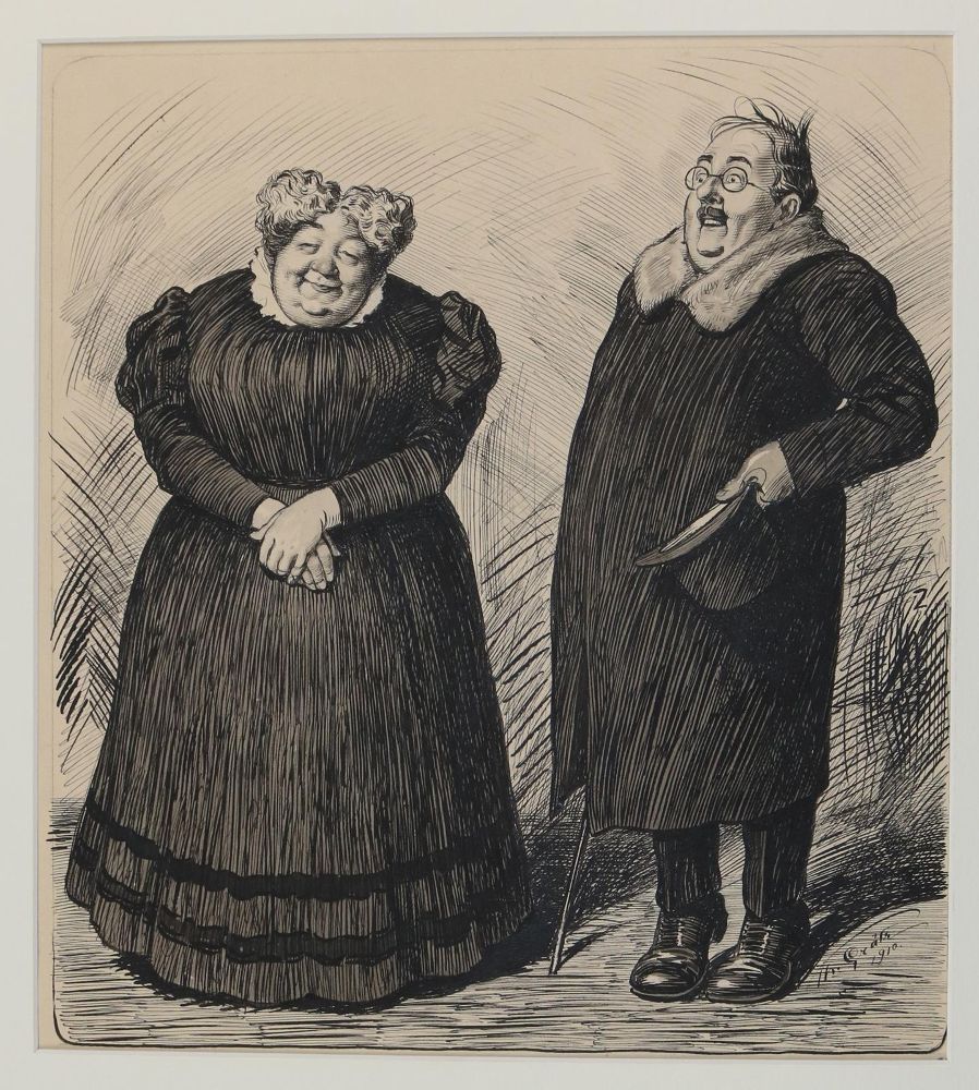 Große Abbildung Nr.2: 144-3835 Grätz, Theodor: (Künstlergraphik, Karikatur)