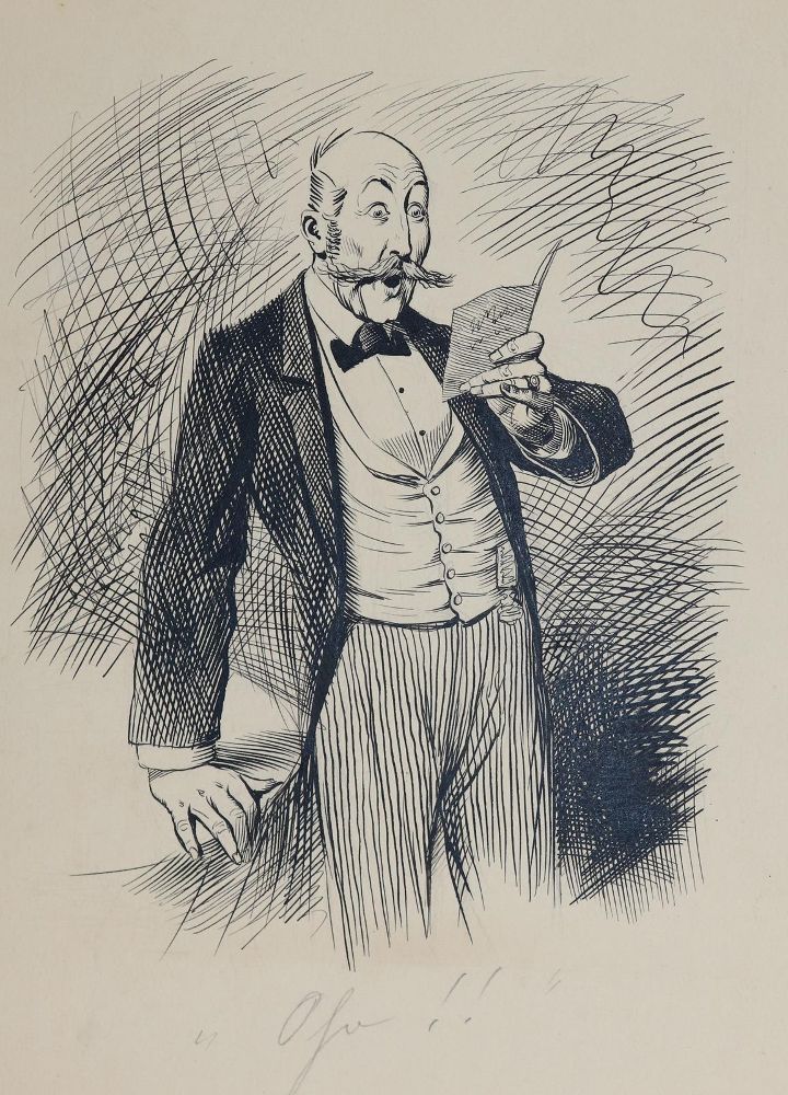 Große Abbildung Nr.1: 144-3837 Grätz, Theodor: (Künstlergraphik, Karikatur)