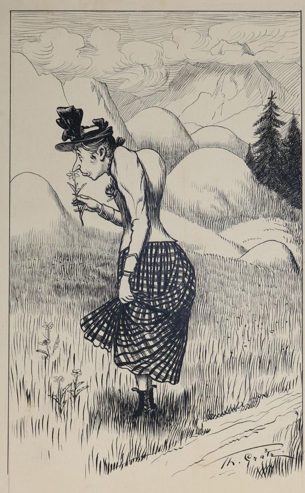 Große Abbildung Nr.3: 144-3837 Grätz, Theodor: (Künstlergraphik, Karikatur)