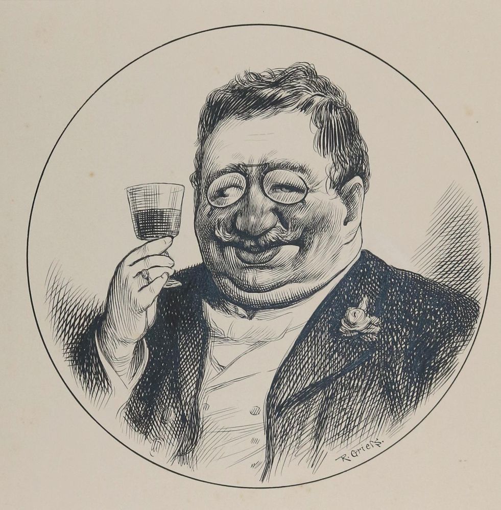 Große Abbildung Nr.1: 144-3839 Grieß, Rudolf: (Künstlergraphik, Karikatur)
