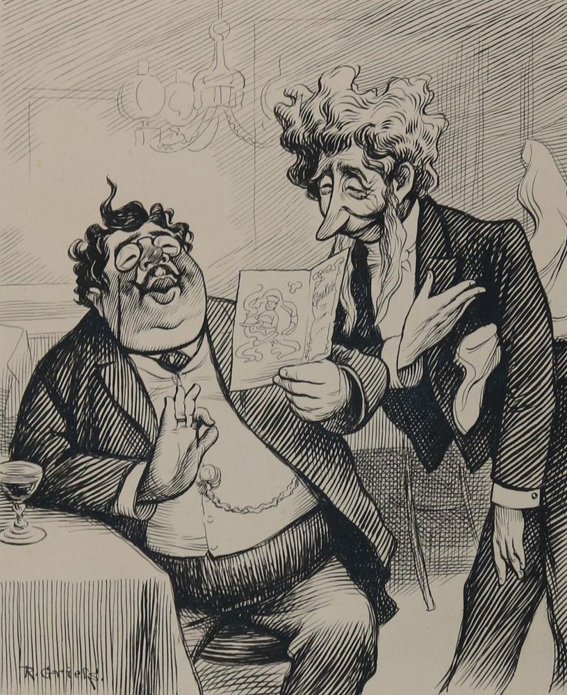 Große Abbildung Nr.4: 144-3839 Grieß, Rudolf: (Künstlergraphik, Karikatur)