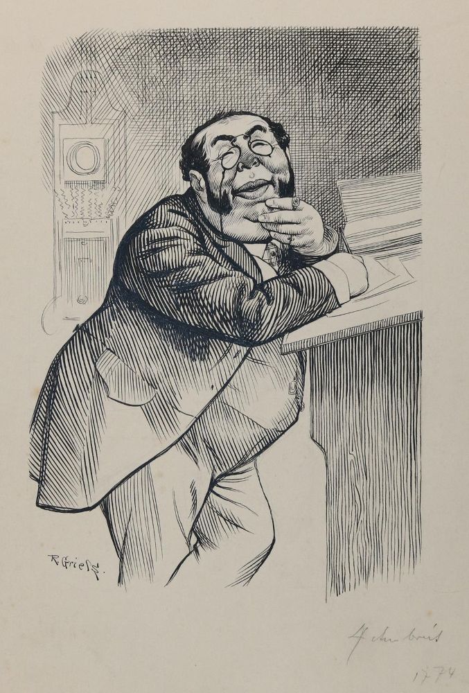 Große Abbildung Nr.7: 144-3839 Grieß, Rudolf: (Künstlergraphik, Karikatur)
