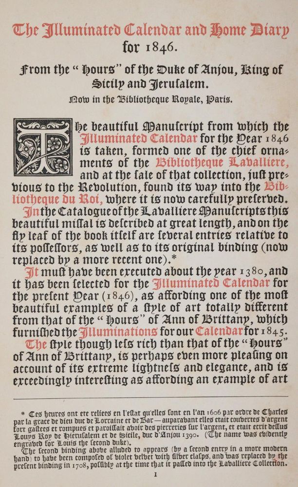 Große Abbildung Nr.3: 144-384 Illuminated Calendar, The,: (Kalender)