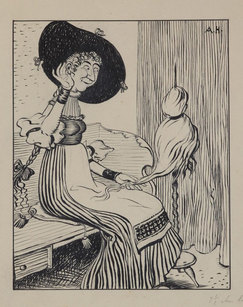 Große Abbildung Nr.2: 144-3841 Hengeler, Adolf: (Künstlergraphik, Karikatur)