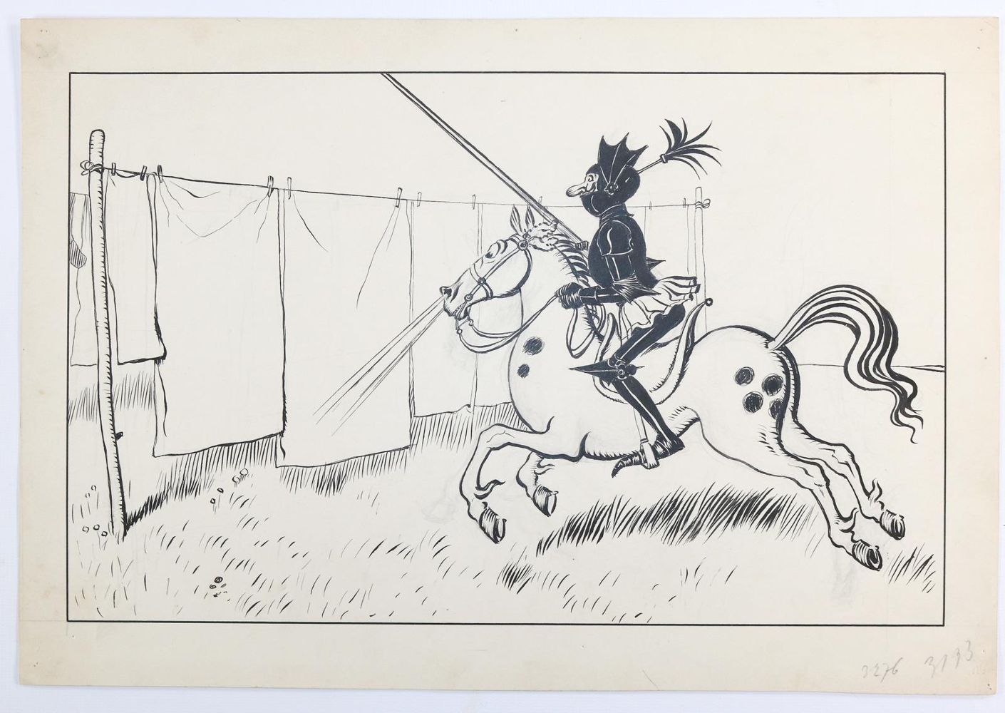 Große Abbildung Nr.2: 144-3843 Hengeler, Adolf: (Künstlergraphik, Karikatur)