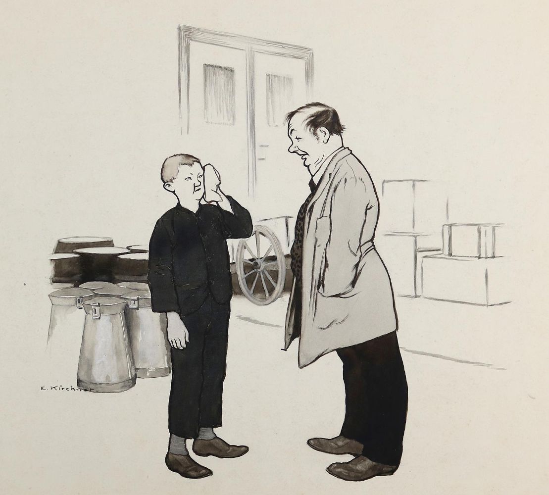 Große Abbildung Nr.2: 144-3851 Kirchner, Eugen: (Künstlergraphik, Karikatur)
