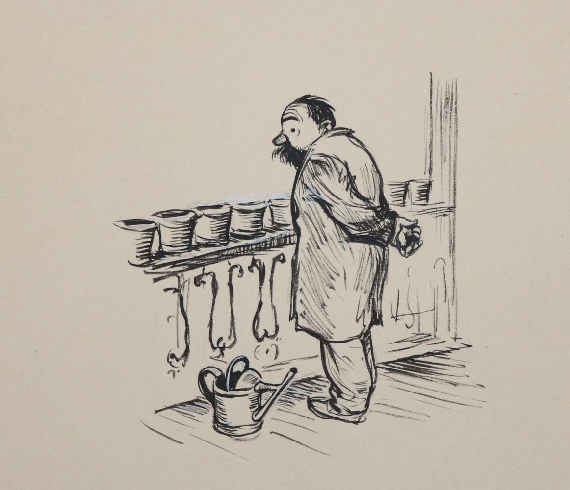 Große Abbildung Nr.5: 144-3856 Konvolut.: (Künstlergraphik, Karikatur)