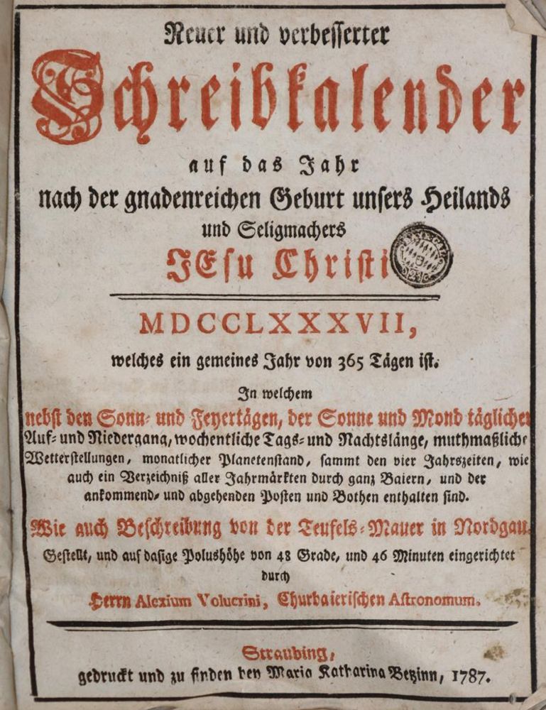 Große Abbildung Nr.1: 144-386 Sammlung: (Kalender)