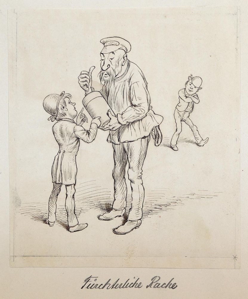 Große Abbildung Nr.3: 144-3864 Oberländer, Adolf: (Künstlergraphik, Karikatur)