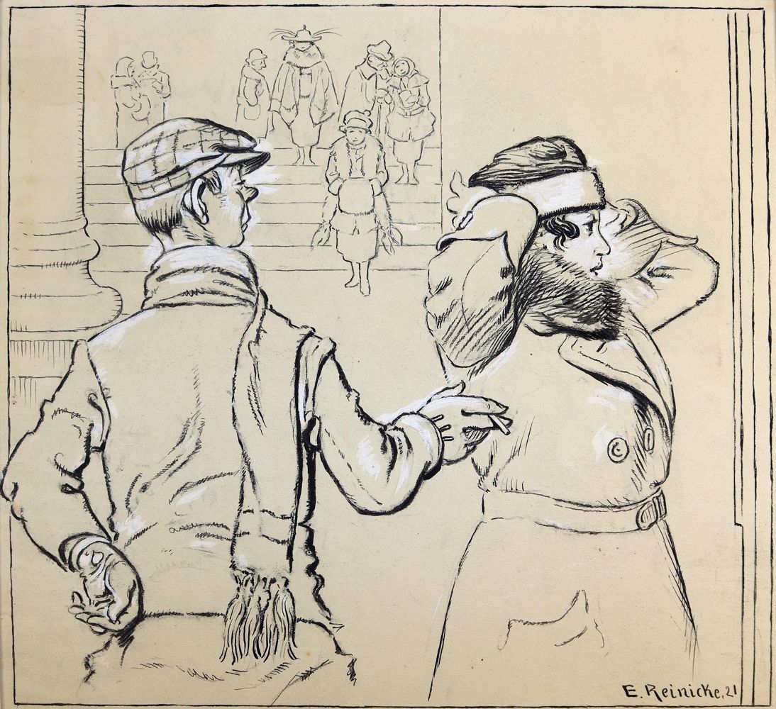 Große Abbildung Nr.1: 144-3871 Reinicke, Emil: (Künstlergraphik, Karikatur)