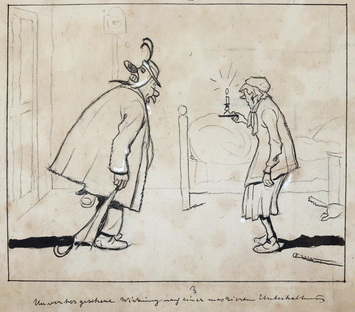 Große Abbildung Nr.5: 144-3877 Stubenrauch, Hans: (Künstlergraphik, Karikatur)
