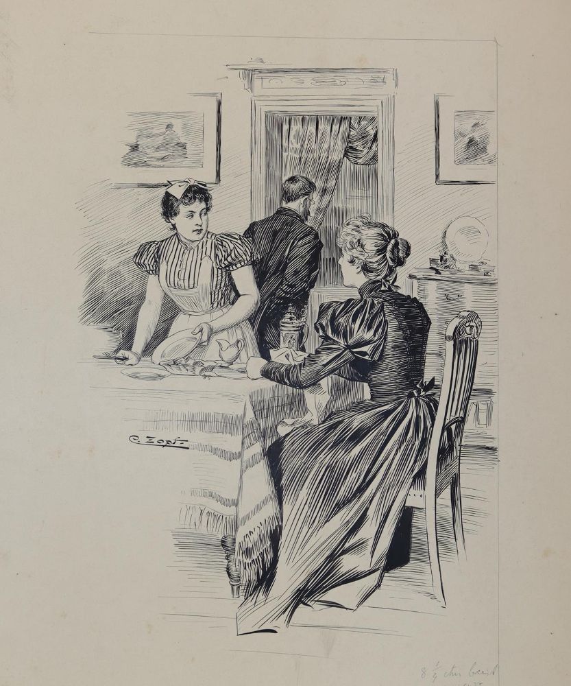 Große Abbildung Nr.6: 144-3879 Zopf, Carl: (Künstlergraphik, Karikatur)