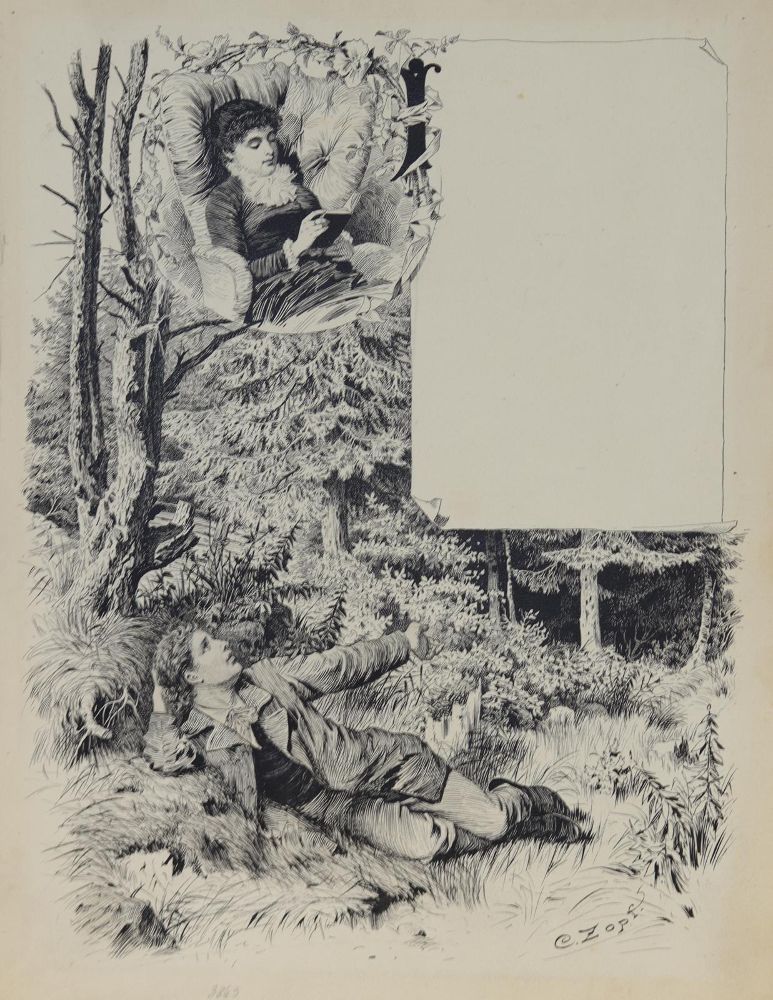 Große Abbildung Nr.4: 144-3880 Zopf, Carl: (Künstlergraphik, Karikatur)