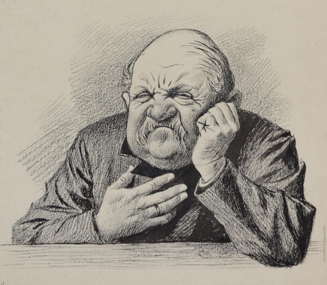 Große Abbildung Nr.7: 144-3880 Zopf, Carl: (Künstlergraphik, Karikatur)