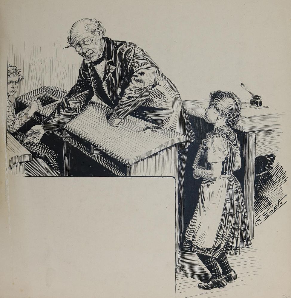 Große Abbildung Nr.4: 144-3883 Zopf, Carl: (Künstlergraphik, Karikatur)