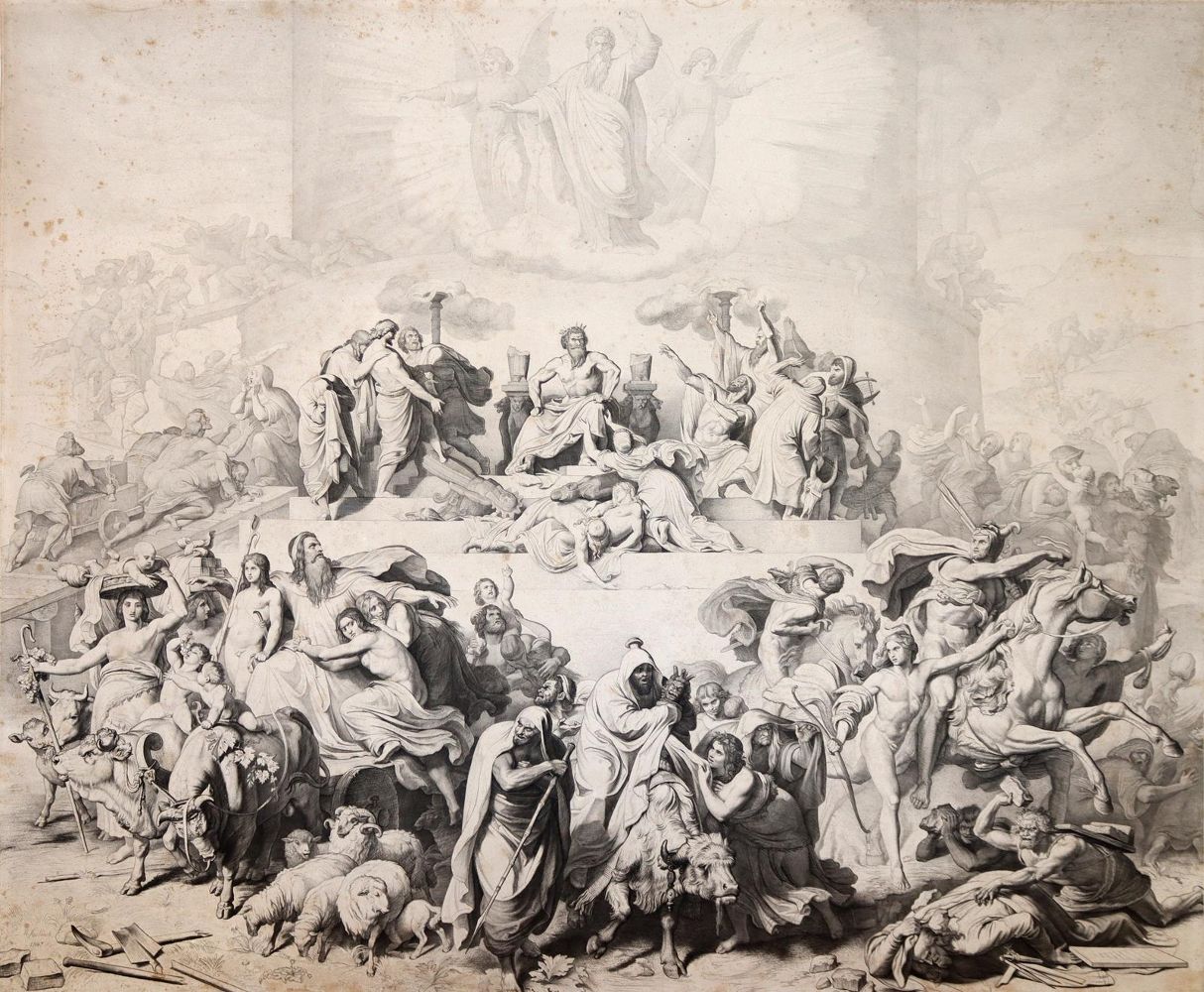 Große Abbildung Nr.1: 144-3886 Kaulbach, Wilhelm von: (Künstlergraphik)