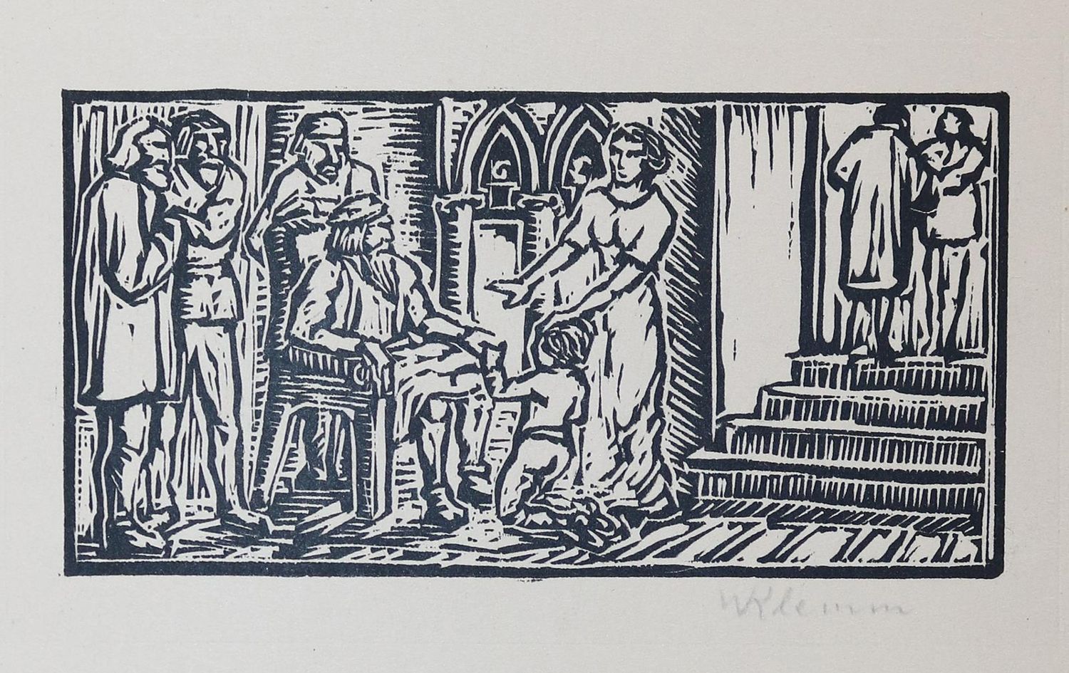 Große Abbildung Nr.1: 144-3894 Klemm, Walther: (Künstlergraphik)