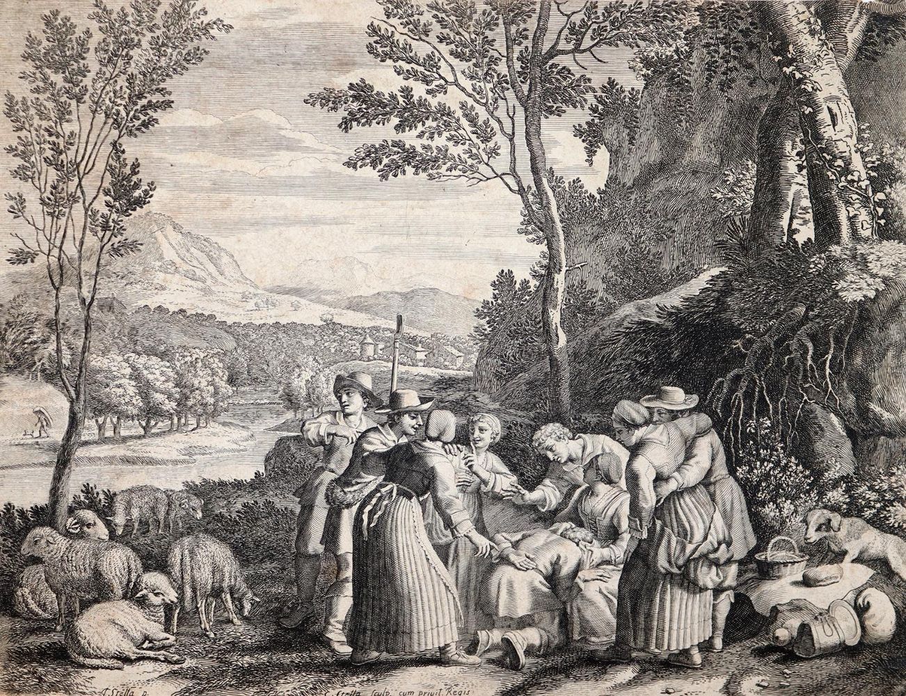 Große Abbildung Nr.1: 144-3914 Konvolut: (Künstlergraphik)