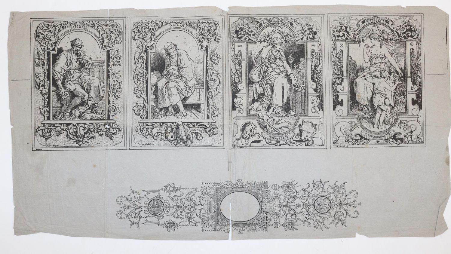 Große Abbildung Nr.5: 144-3916 Konvolut: (Künstlergraphik)