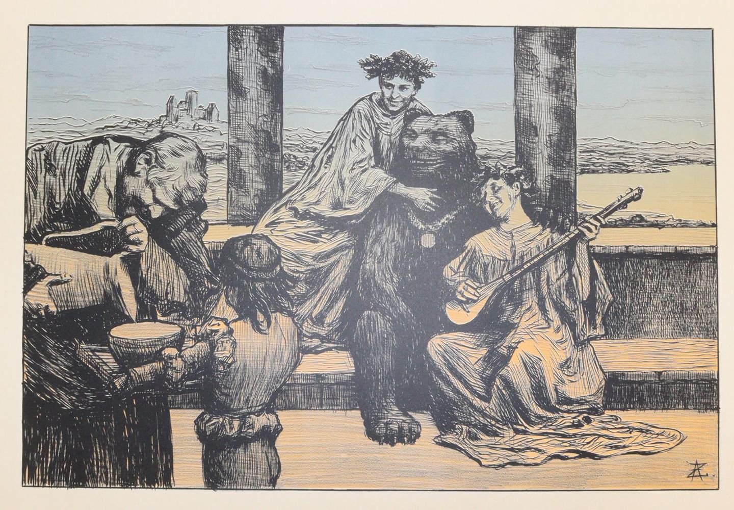 Große Abbildung Nr.10: 144-3917 Konvolut: (Künstlergraphik)