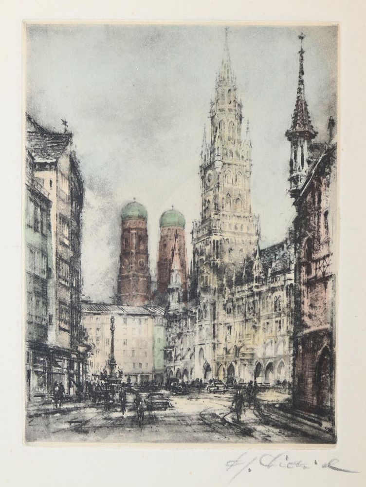 Große Abbildung Nr.5: 144-3920 Konvolut.: (Künstlergraphik)