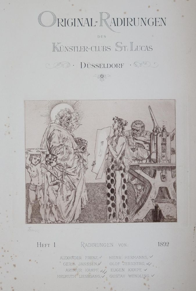 Große Abbildung Nr.2: 144-3921 Konvolut.: (Künstlergraphik)
