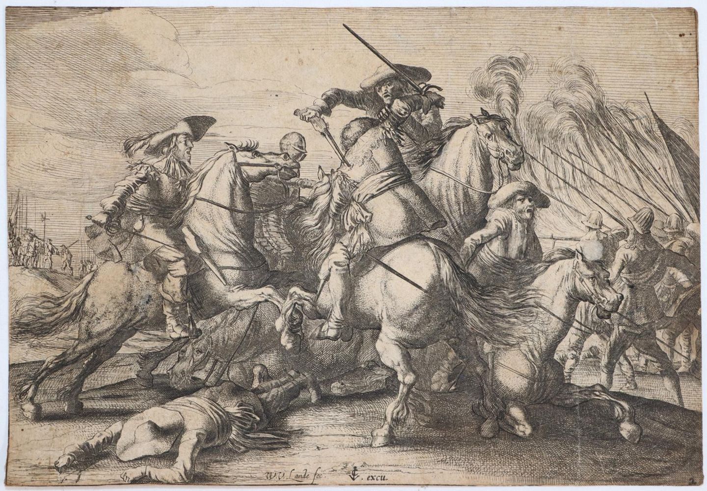 Große Abbildung Nr.1: 144-3958 Lande, Willem van: (Künstlergraphik)