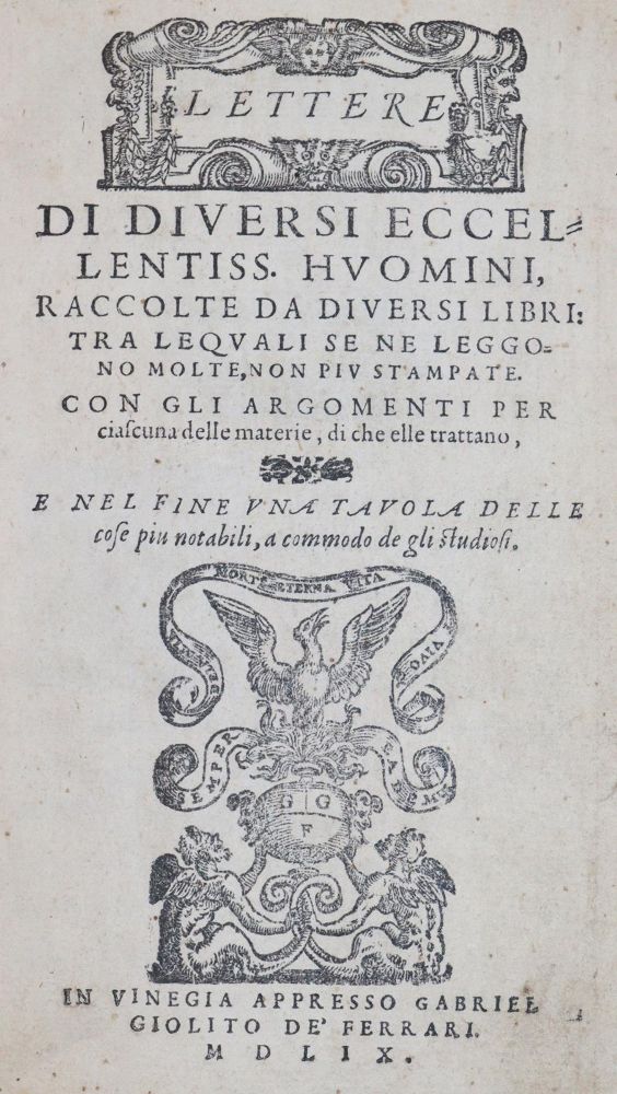 Große Abbildung Nr.1: 144-40 Dolce,L. (Hrsg.).: (Alte Drucke, Handschriften und Theologie)