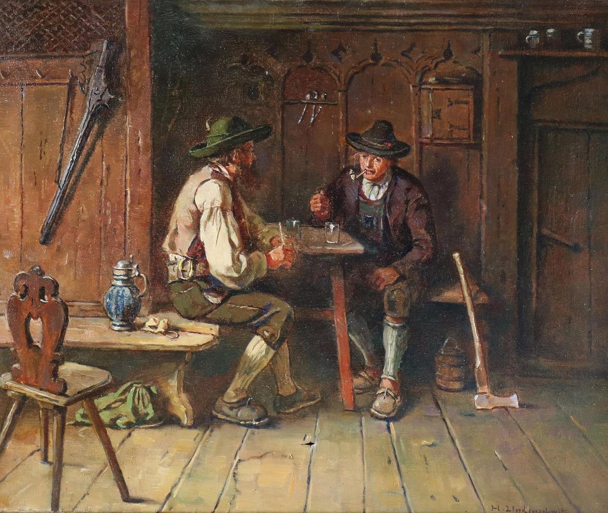 Große Abbildung Nr.1: 144-4021 Lindenschmit, Hermann: (Künstlergraphik)