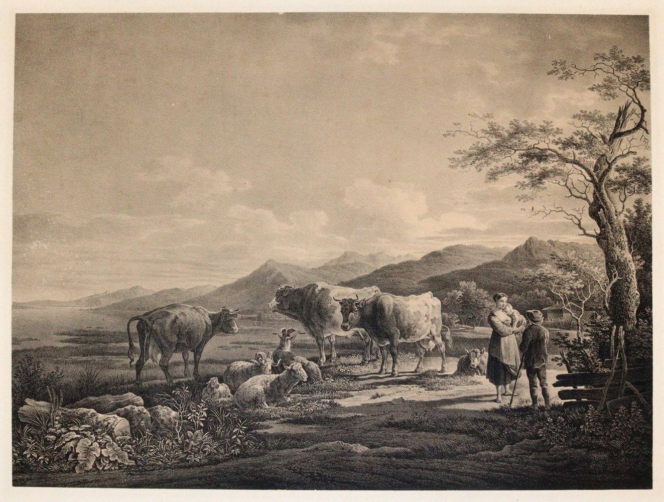Große Abbildung Nr.1: 144-4022 Lindenschmit, Wilhelm von: (Künstlergraphik)
