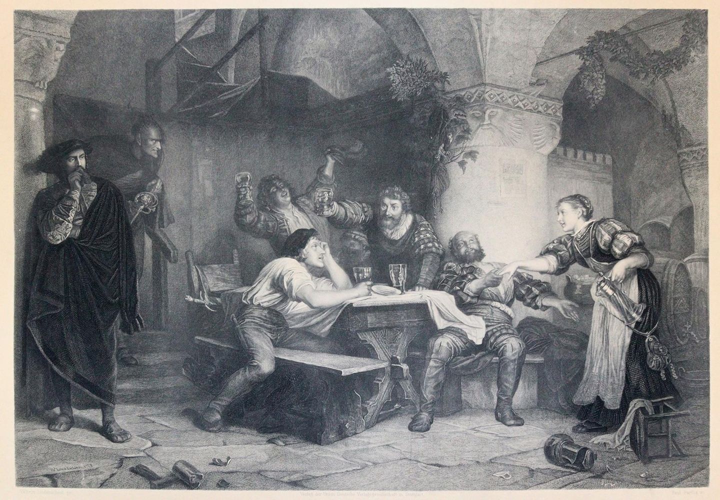 Große Abbildung Nr.2: 144-4022 Lindenschmit, Wilhelm von: (Künstlergraphik)