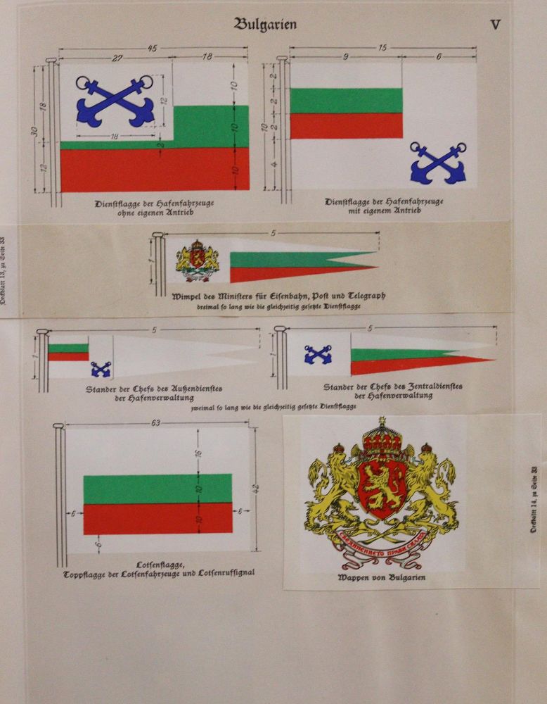 Große Abbildung Nr.2: 144-404 Flaggenbuch.: (Militaria)